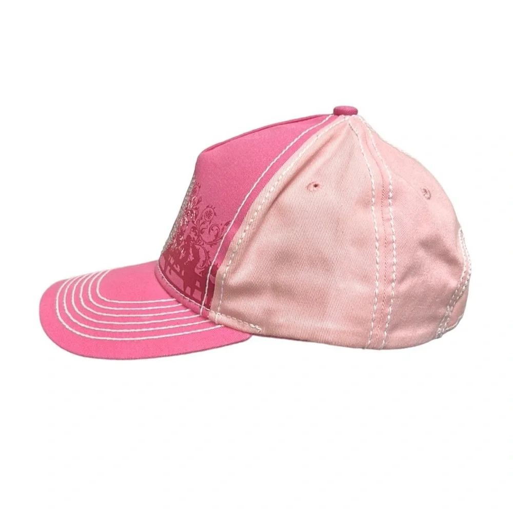 Western Embellished Horseshoe Horse Trucker‎ Hat Pink Adjustable Barbiecore